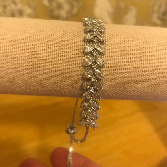 Swarovski Jewelry - New! SWAROVSKI Brand Crystal Leaf Bracelet